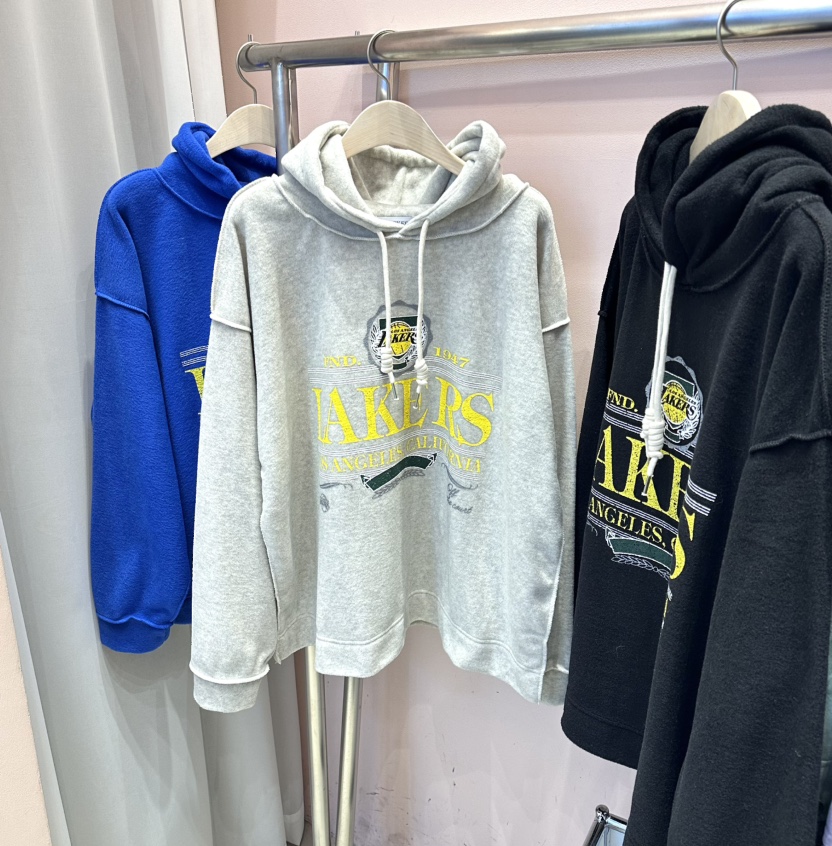 CRACKERS韓國直郵㊣女裝新款熱賣休閑人氣真品時尚衛衣抓絨CRACKERS衛衣