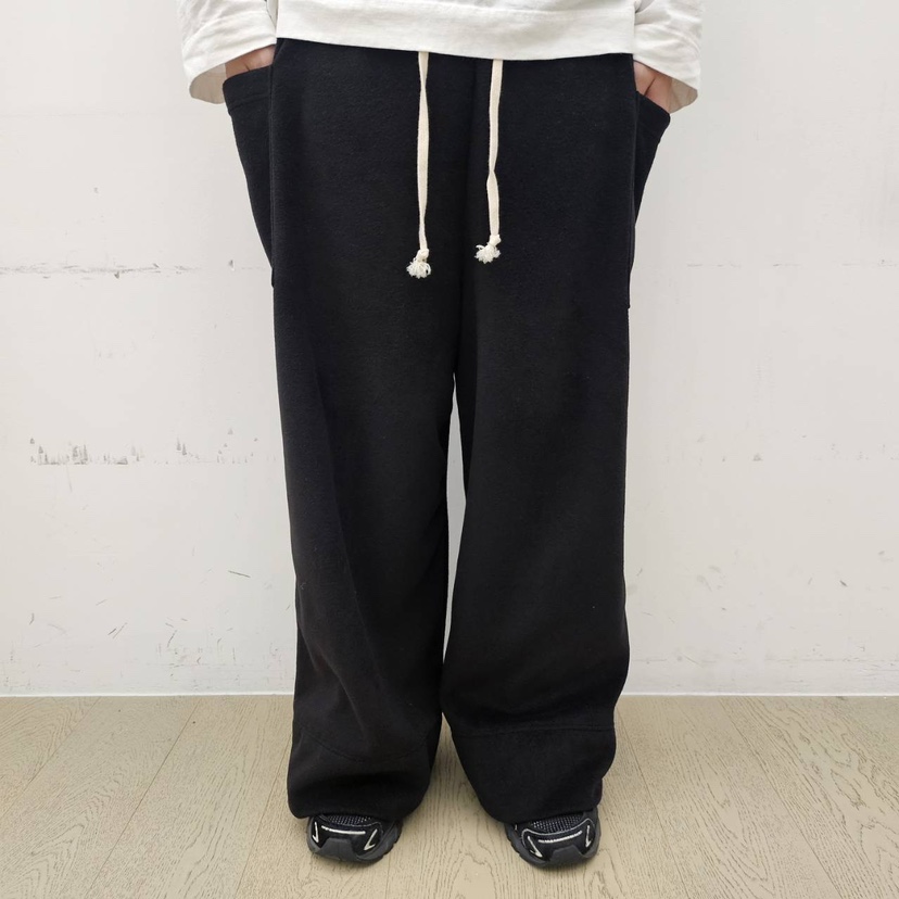 VENDER韓國代購㊣女裝新款推薦真品熱賣人氣休閑褲口袋抓絨VENDER休閑褲