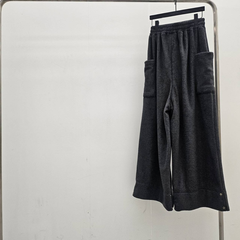 VENDER韓國代購㊣女裝新款推薦真品熱賣人氣休閑褲口袋抓絨VENDER休閑褲