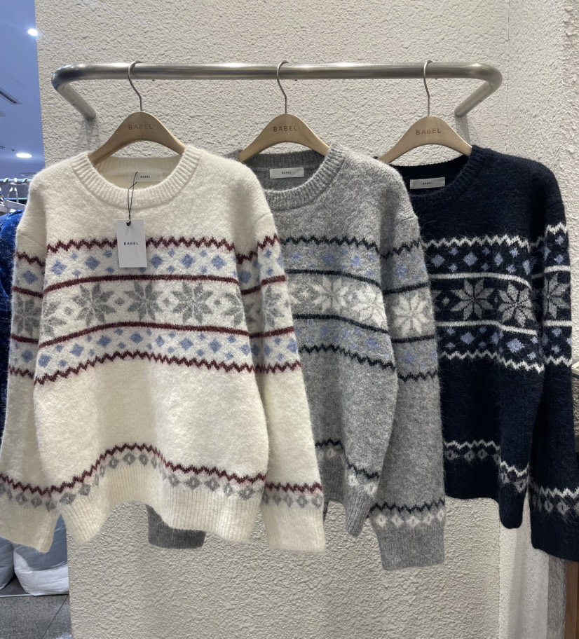 BABEL東大門㊣代購女士新款熱賣25秋冬真品人氣時尚推薦針織衫BABEL針織衫