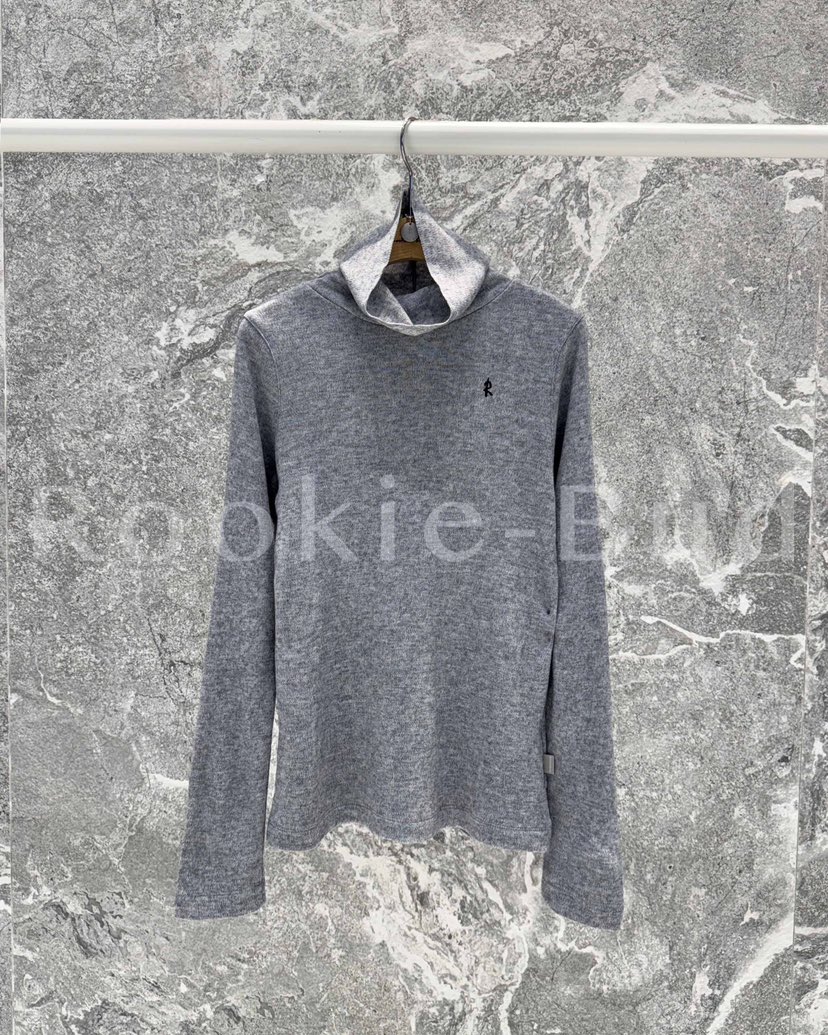 ROOKIE BUD韓國直郵㊣女裝新款25秋冬熱賣長袖T恤安哥拉雙面ROOKIE BUD-L長袖T恤圖色1