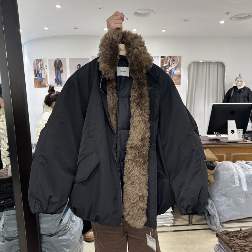 ACKER韓國代購㊣女士新款推薦熱賣職業真品休閑25秋冬人氣夾克ACKER夾克圖色2