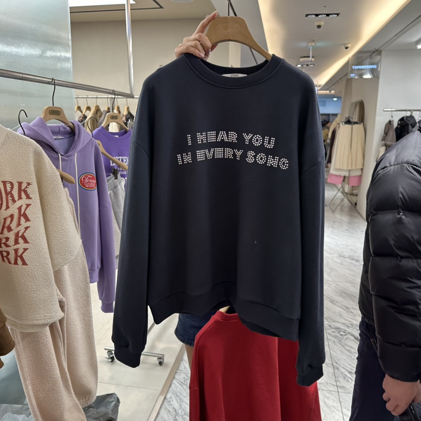 FORMING-P韓國代購㊣女裝新款職業時尚熱賣人氣推薦衛衣加絨FORMING-P衛衣圖色2