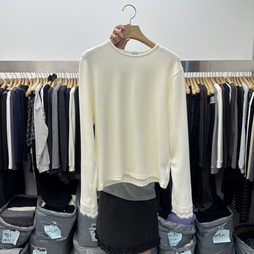 SPECIAL東大門㊣實拍女士新品人氣休閑25秋冬推薦真品長袖T恤SPECIAL長袖T恤圖色2