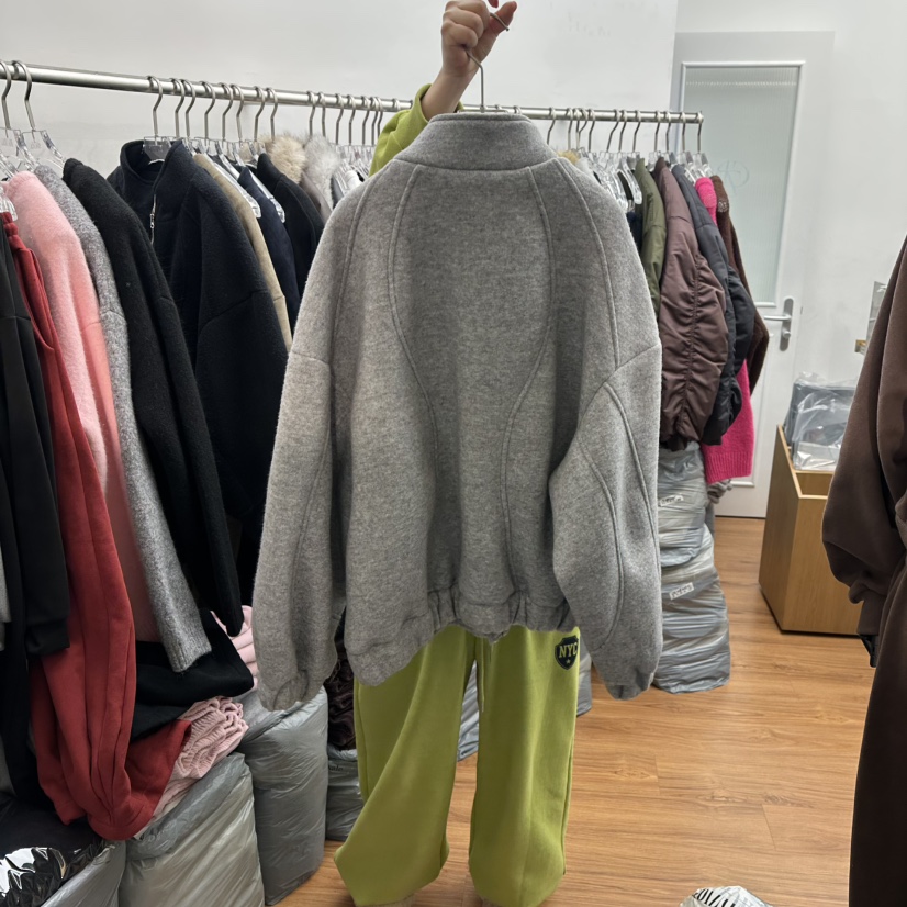 GABIZON韓國直郵㊣女裝新品25秋冬人氣休閑真品夾克加絨羊毛GABIZON夾克