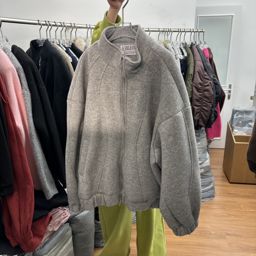 GABIZON韓國直郵㊣女裝新品25秋冬人氣休閑真品夾克加絨羊毛GABIZON夾克圖色1