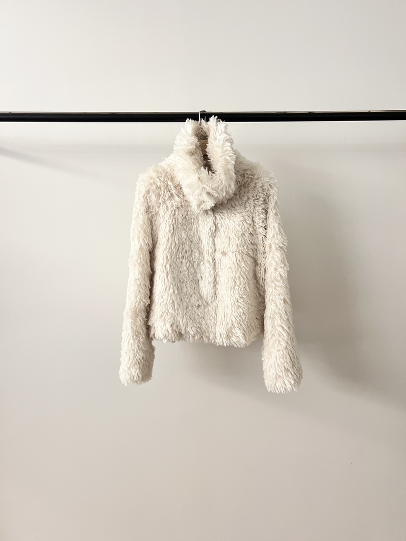 LOGON東大門㊣實拍女裝新款休閑推薦職業人氣真品短款大衣毛皮LOGON短款大衣圖色1