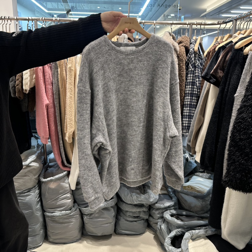 HONG.U韓國直郵㊣女士新款時尚推薦職業熱賣真品休閑25秋冬衛衣HONG.U衛衣圖色3