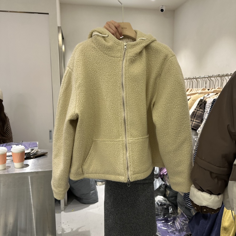 BERTHA東大門㊣實拍女裝新款真品人氣推薦職業夾克連帽拉鏈衫BERTHA夾克圖色1