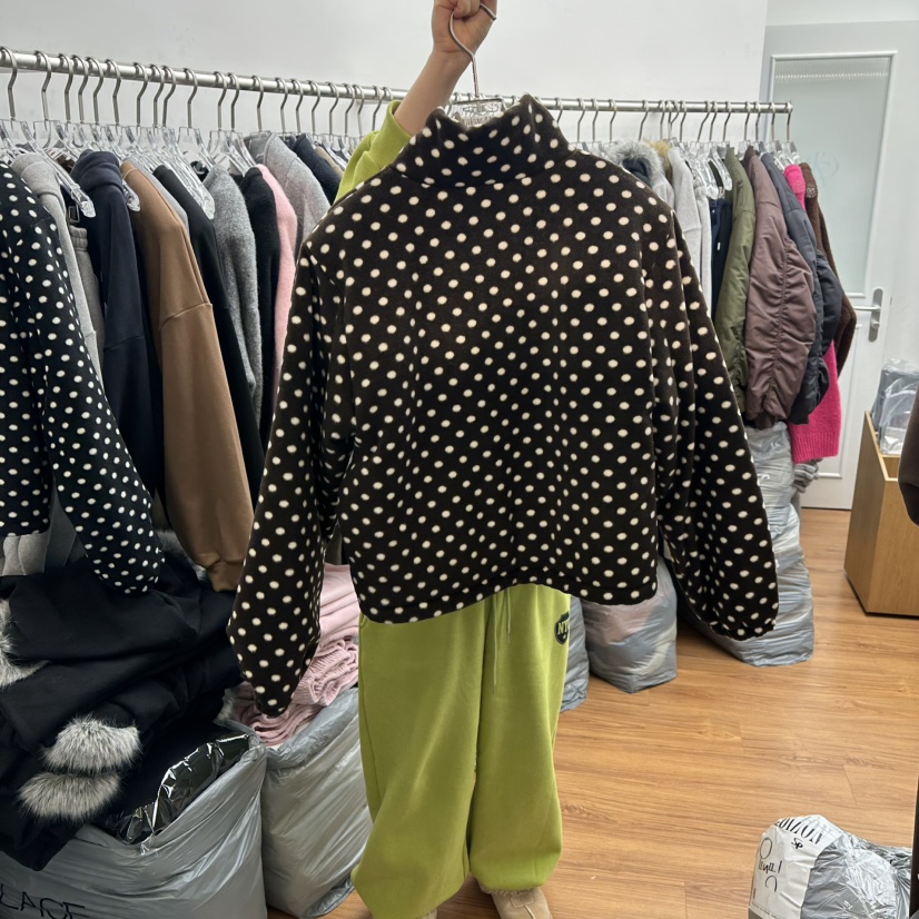 GABIZON東大門㊣直郵女裝新款休閑推薦熱賣職業夾克抓絨拉鏈GABIZON夾克