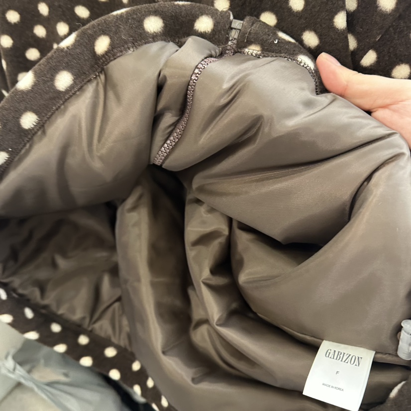 GABIZON東大門㊣直郵女裝新款休閑推薦熱賣職業夾克抓絨拉鏈GABIZON夾克