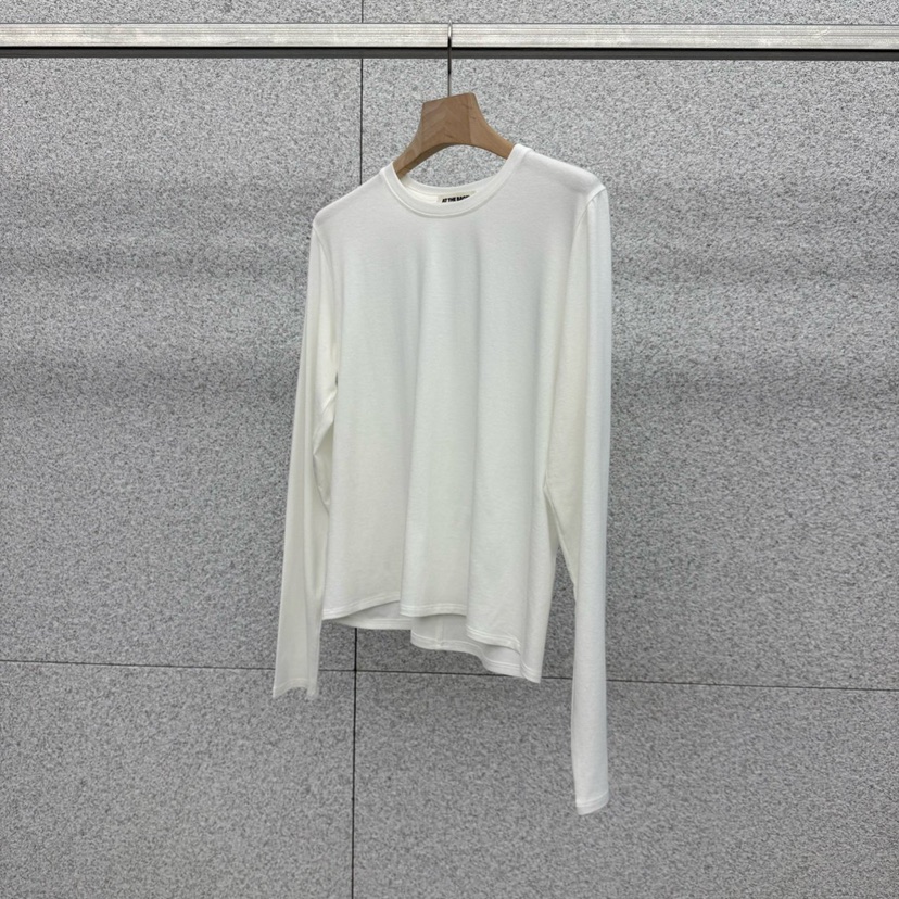 AT THE BAGEL東大門㊣實拍女士新款人氣推薦職業真品長袖T恤AT THE BAGEL長袖T恤圖色1白色