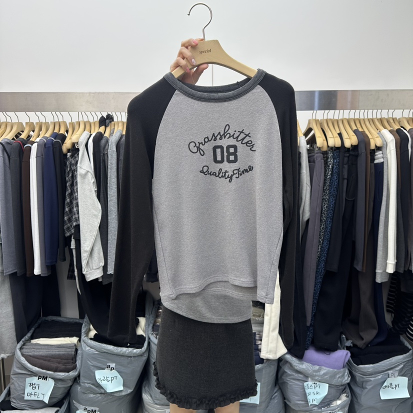 SPECIAL韓國直郵㊣女士新品職業時尚熱賣25秋冬推薦長袖T恤SPECIAL長袖T恤圖色4