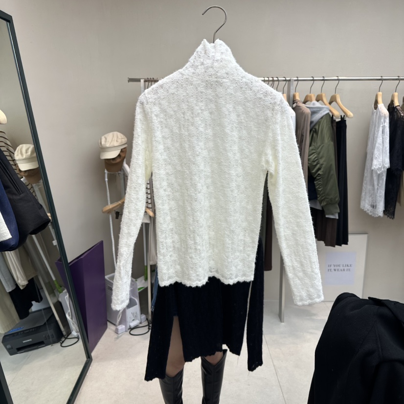 FORMING-P東大門㊣實拍女士新款25秋冬真品時尚長袖T恤蕾絲FORMING-P長袖T恤