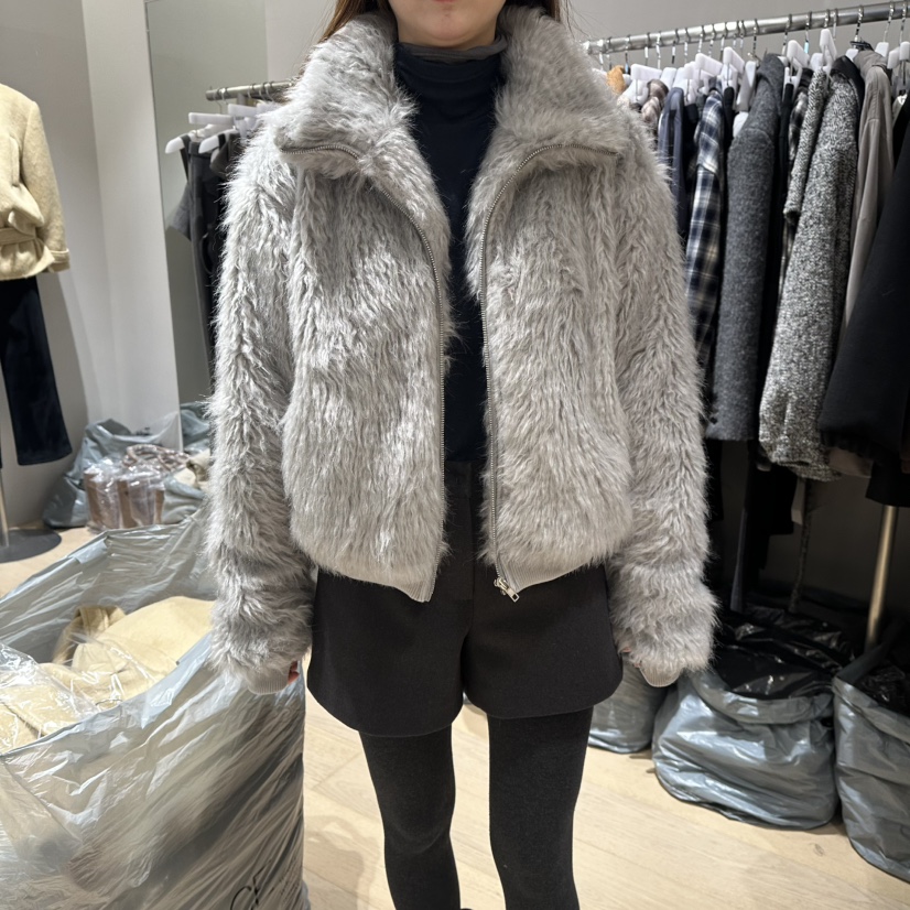 FAVOR-P東大門㊣代購女士新款25秋冬休閑時尚職業短款大衣FAVOR-P短款大衣圖色1