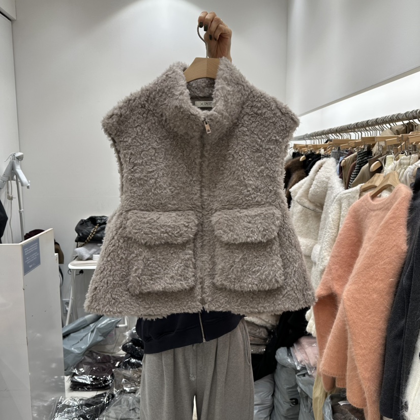 XPARTY東大門㊣代購女裝新款時尚真品職業休閑人氣推薦馬甲XPARTY馬甲圖色2