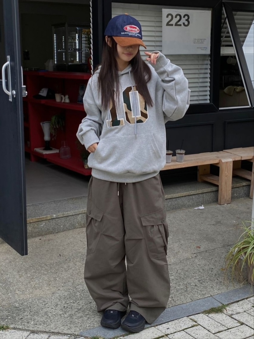 NUT東大門㊣實拍女士新品職業休閑真品時尚衛衣連帽衫加絨抓絨NUT衛衣圖色1