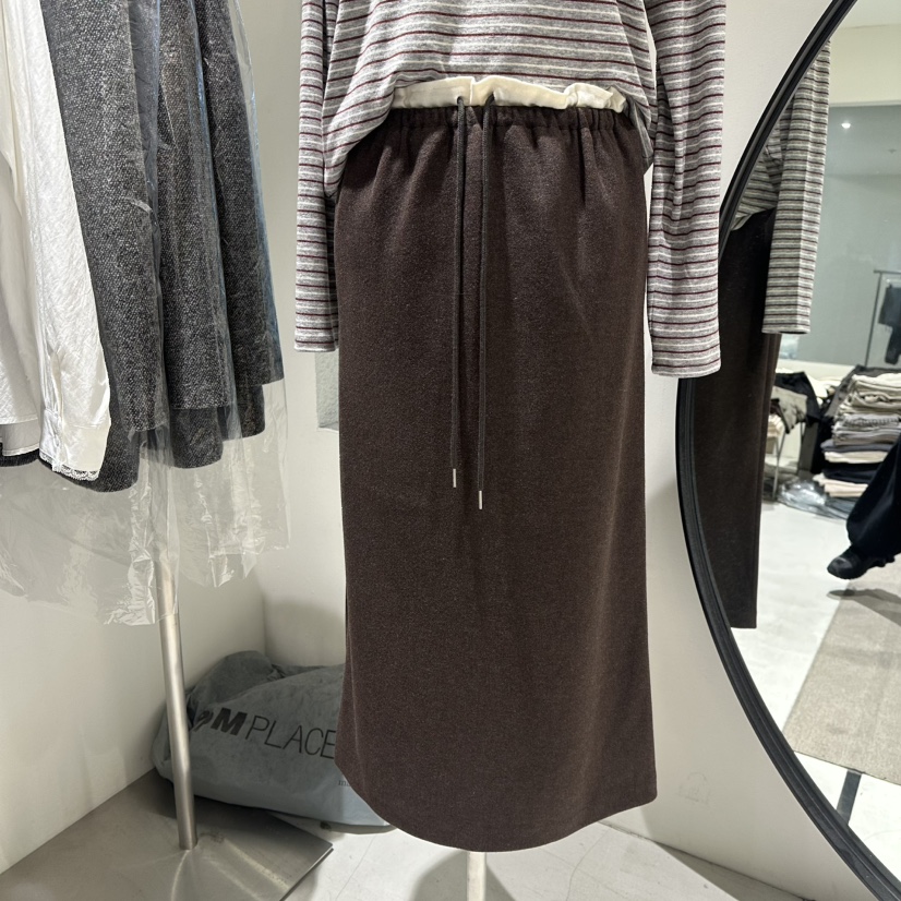 GRADE東大門㊣實拍女士新款推薦時尚25秋冬真品職業休閑長裙GRADE長裙圖色1