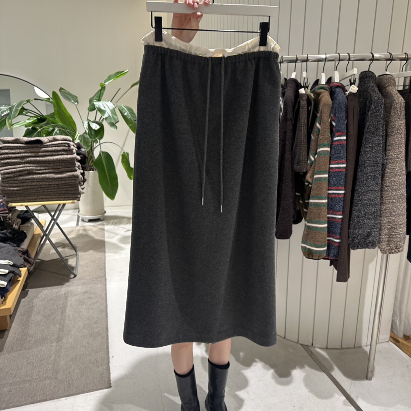 GRADE東大門㊣實拍女士新款推薦時尚25秋冬真品職業休閑長裙GRADE長裙圖色2