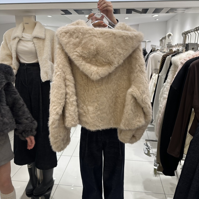 JENNIE韓國代購㊣女裝新品真品職業推薦熱賣時尚休閑短款大衣JENNIE/VENEFIT短款大衣