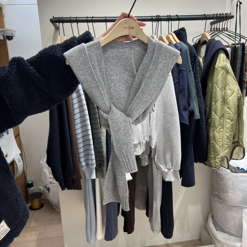 HI YANN東大門㊣代購女裝新品職業真品人氣推薦圍巾披肩羊絨HI YANN圍巾/披肩圖色1