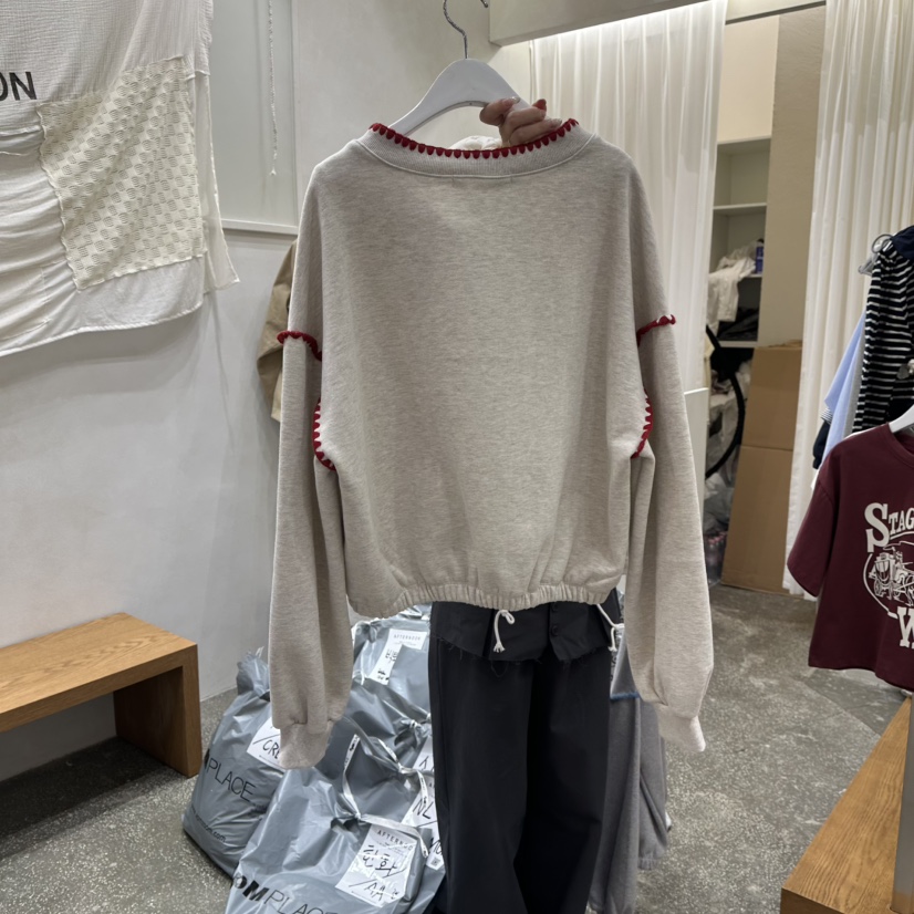 AFTERNOON東大門㊣代購女士新款熱賣25秋冬職業推薦衛衣加絨AFTERNOON衛衣