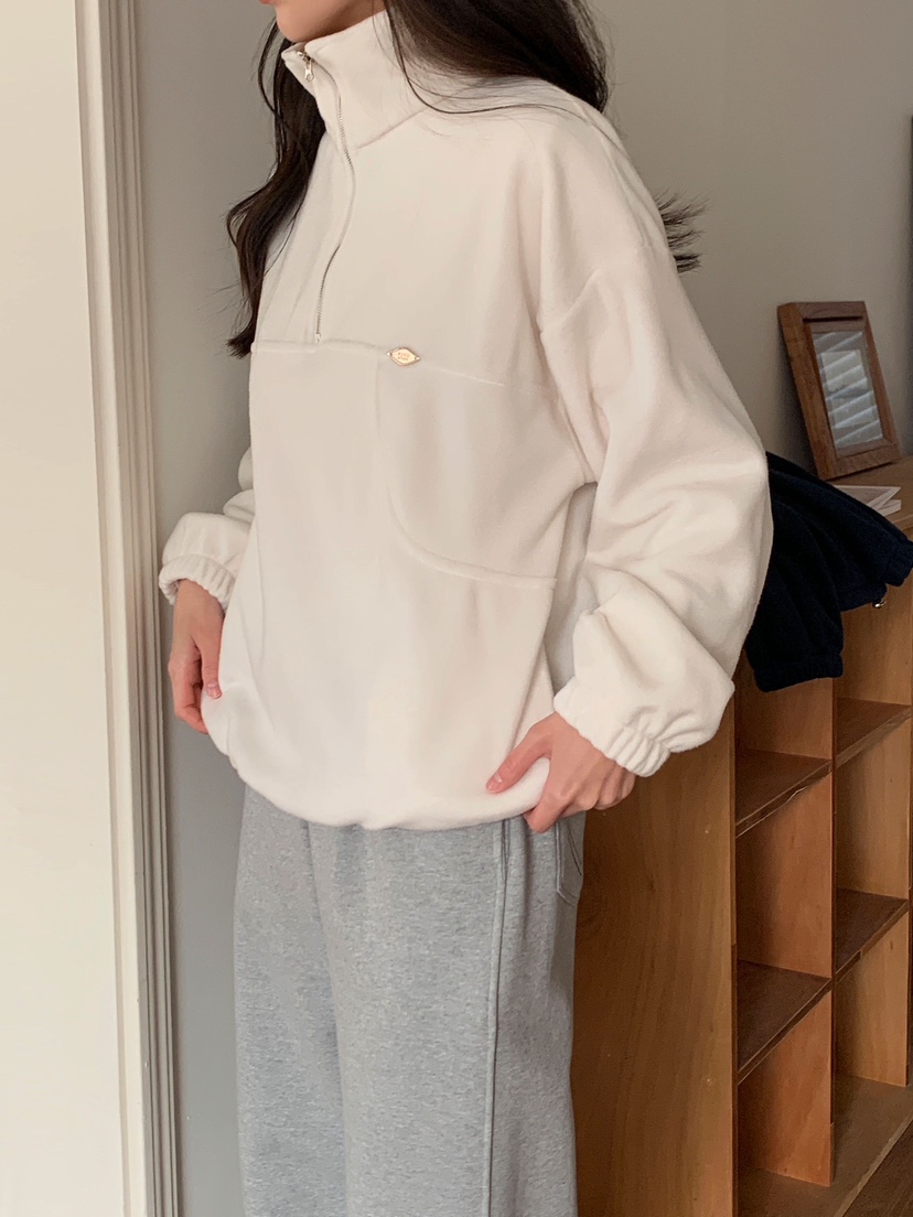 FORMSTUDIO東大門㊣實拍女士新款推薦休閑真品衛衣抓絨拉鏈FORMSTUDIO衛衣