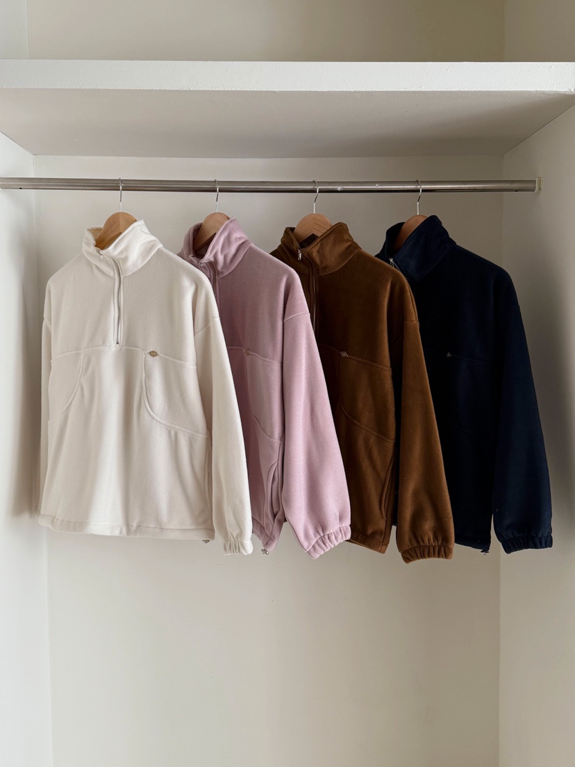 FORMSTUDIO東大門㊣實拍女士新款推薦休閑真品衛衣抓絨拉鏈FORMSTUDIO衛衣圖色2左二色