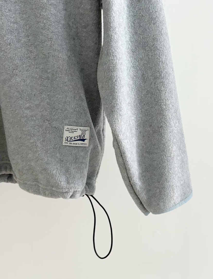 BINUS東大門㊣實拍女裝新款25秋冬時尚推薦真品衛衣羊毛混紡BINUS衛衣