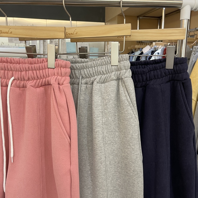 BOUND.A東大門㊣直郵女士新款25秋冬休閑熱賣職業休閑褲加絨BOUND.A休閑褲
