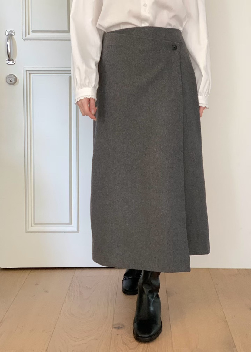 BINUS韓國直郵㊣女士新品真品休閑25秋冬推薦時尚人氣熱賣長裙BINUS長裙