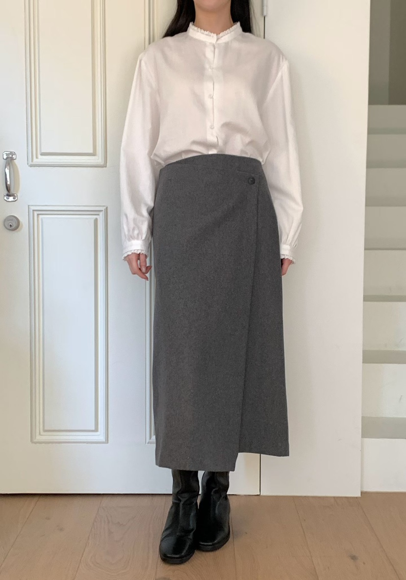 BINUS韓國直郵㊣女士新品真品休閑25秋冬推薦時尚人氣熱賣長裙BINUS長裙