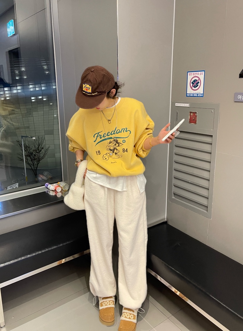 BOUND.A韓國代購㊣女裝新款職業人氣休閑25秋冬推薦休閑褲BOUND.A休閑褲圖色1