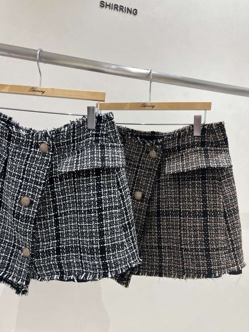 SHIRRING韓國直郵㊣女士新款熱賣25秋冬推薦休閑人氣短裙打折SHIRRING短裙