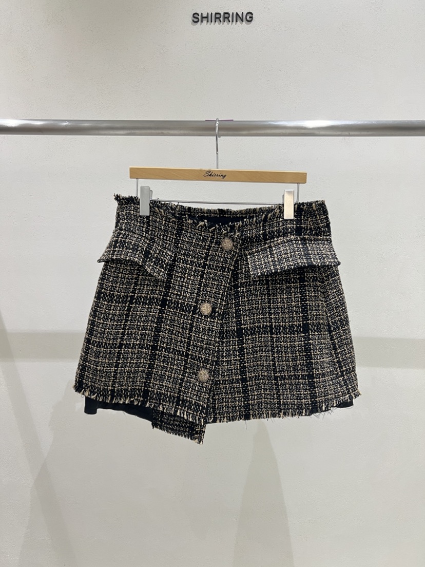 SHIRRING韓國直郵㊣女士新款熱賣25秋冬推薦休閑人氣短裙打折SHIRRING短裙圖色2