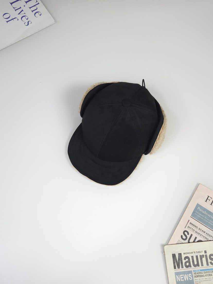 THE HAT-P韓國代購㊣女裝新品熱賣時尚人氣休閑25秋冬帽子麂皮THE HAT帽子圖色2