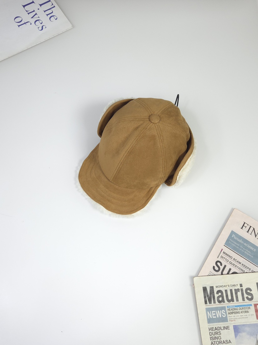 THE HAT-P韓國代購㊣女裝新品熱賣時尚人氣休閑25秋冬帽子麂皮THE HAT帽子圖色3