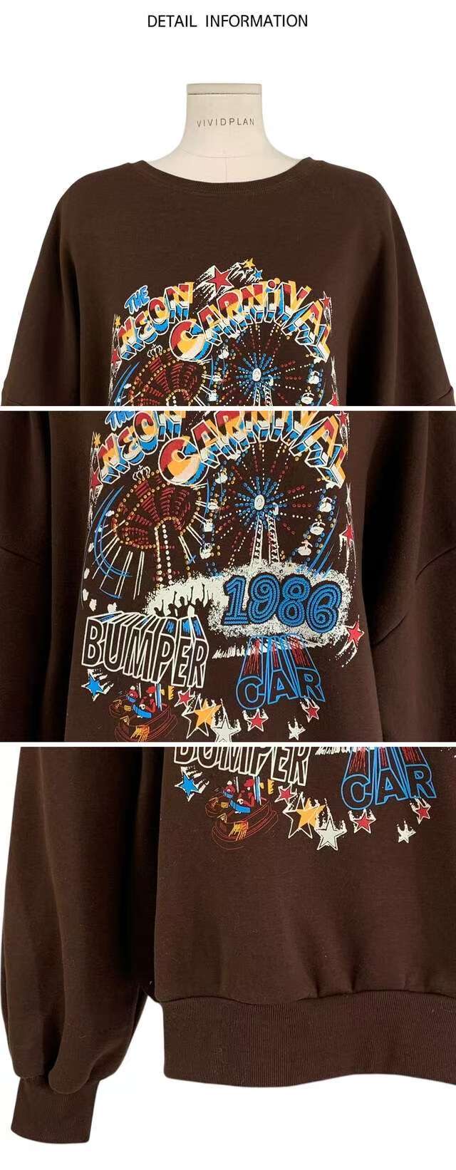 POMNANA東大門㊣直郵女裝新款真品推薦熱賣人氣職業休閑衛衣POMNANA衛衣