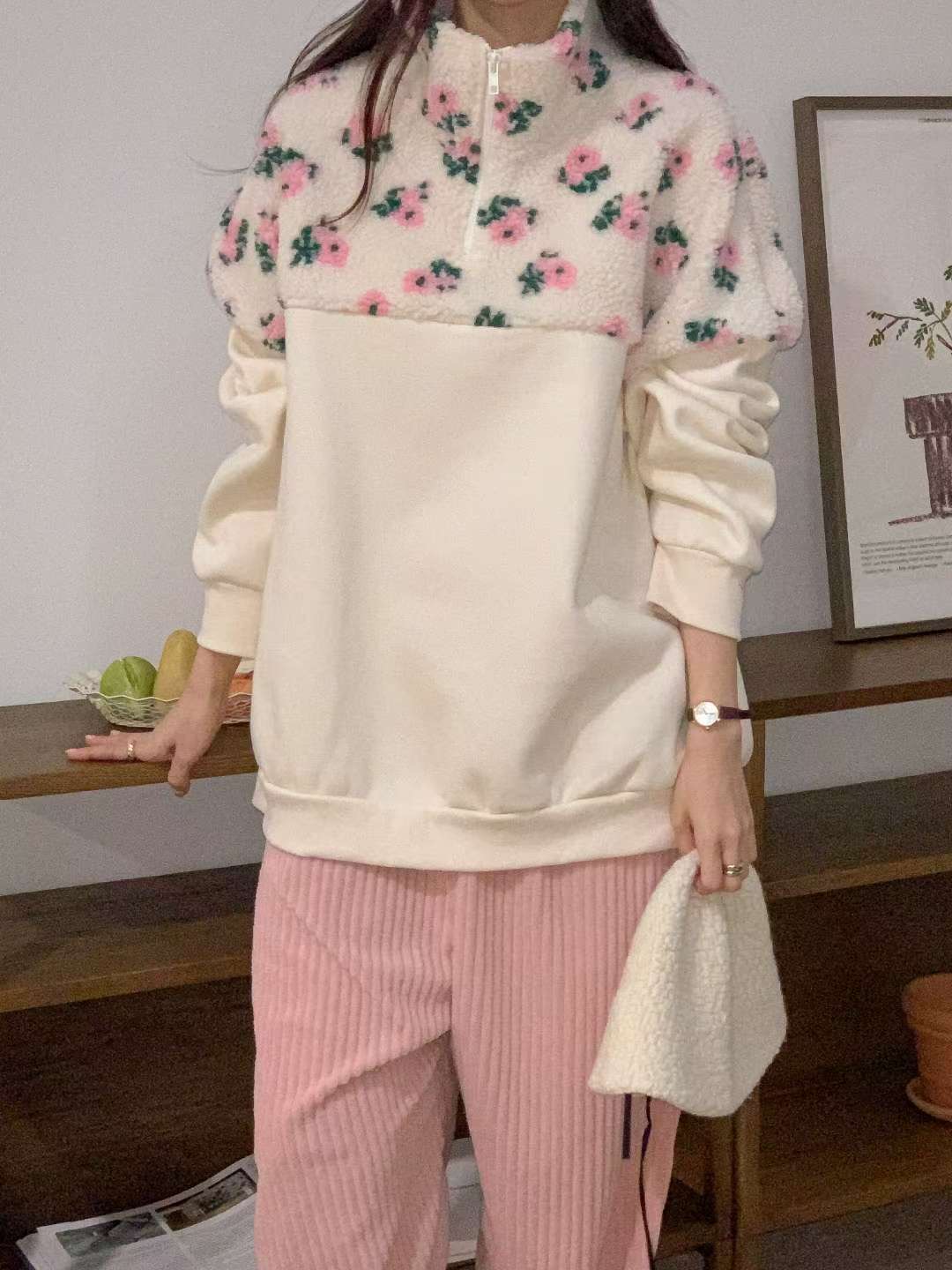 POMNANA東大門㊣代購女士新款真品職業推薦休閑時尚熱賣衛衣POMNANA衛衣圖色1