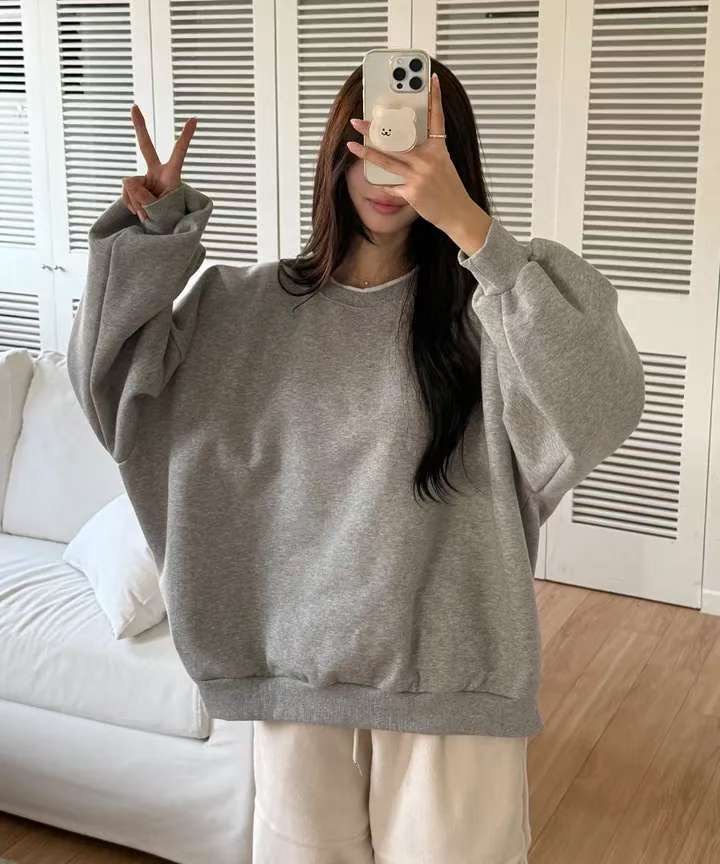 POMNANA東大門㊣實拍女士新款25秋冬人氣休閑推薦時尚熱賣衛衣POMNANA衛衣圖色1