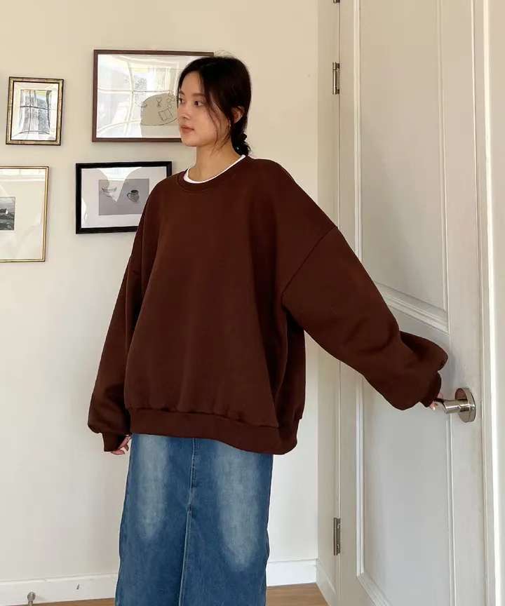 POMNANA東大門㊣實拍女士新款25秋冬人氣休閑推薦時尚熱賣衛衣POMNANA衛衣圖色3