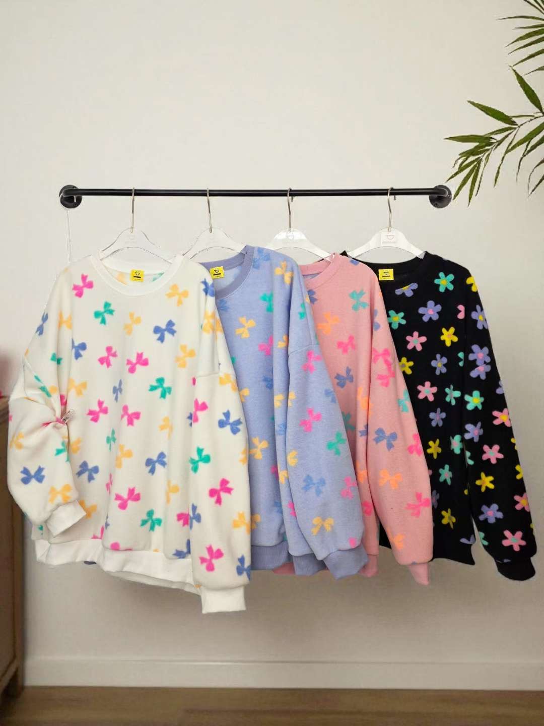 POMNANA東大門㊣實拍女裝新品25秋冬職業休閑真品時尚熱賣衛衣POMNANA衛衣圖色2左二色