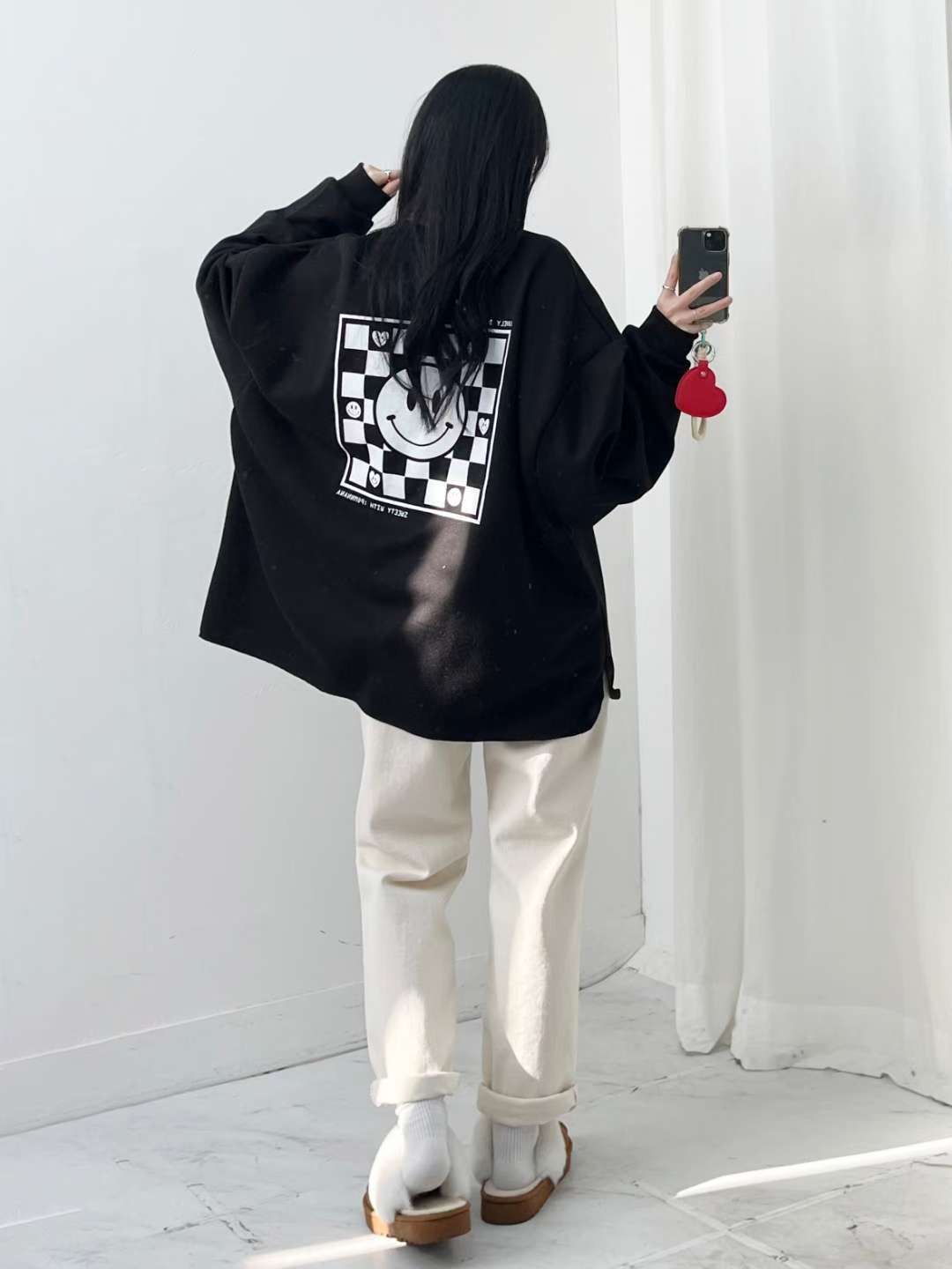 POMNANA韓國代購㊣女裝新品熱賣推薦休閑時尚25秋冬人氣衛衣POMNANA衛衣