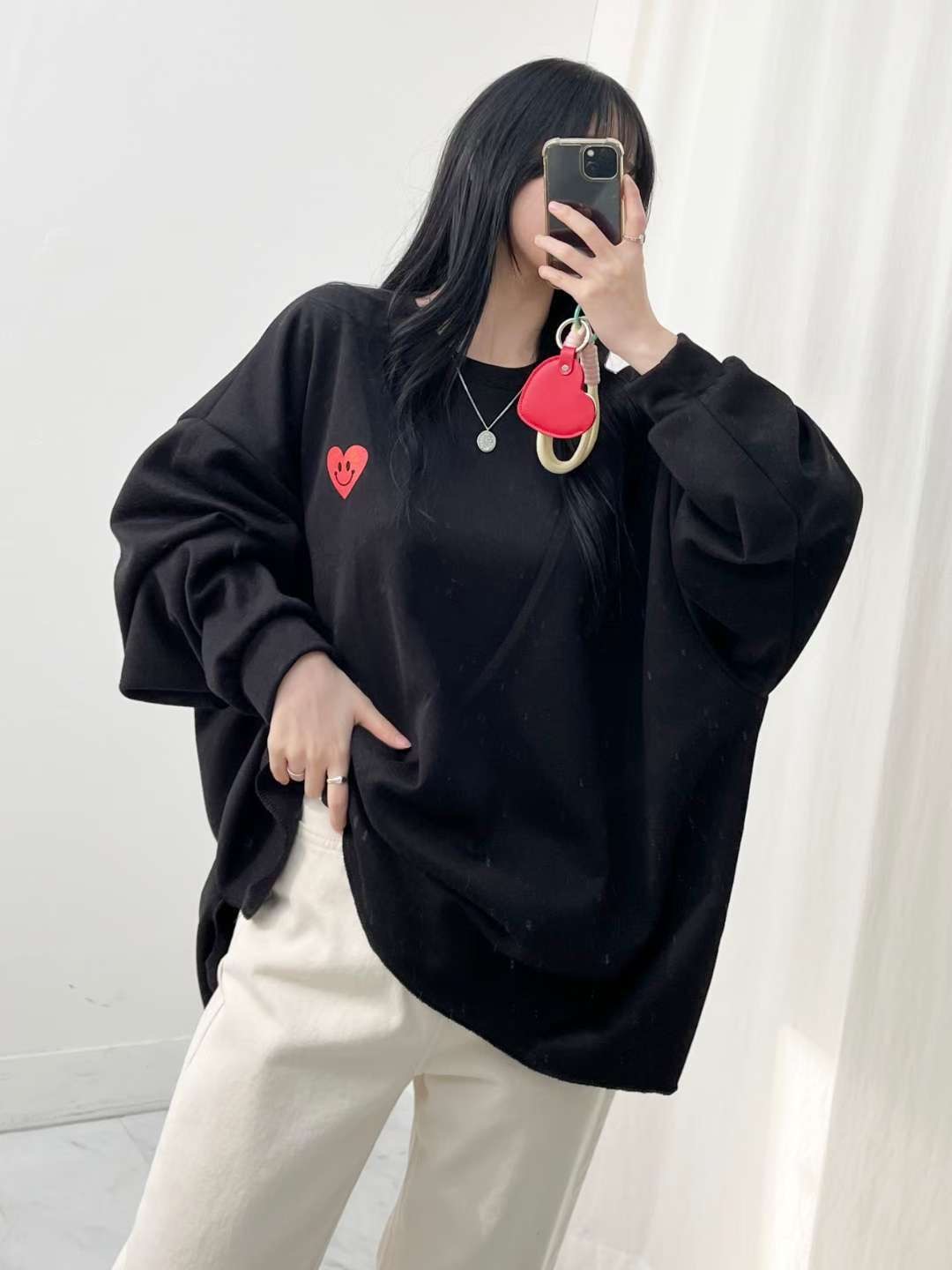 POMNANA韓國代購㊣女裝新品熱賣推薦休閑時尚25秋冬人氣衛衣POMNANA衛衣圖色3