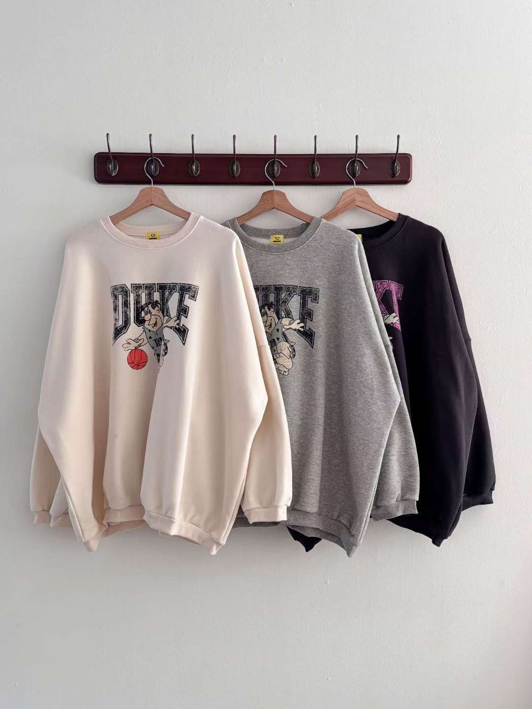 POMNANA韓國直郵㊣女士新款人氣真品熱賣推薦25秋冬休閑衛衣POMNANA衛衣圖色2左二色