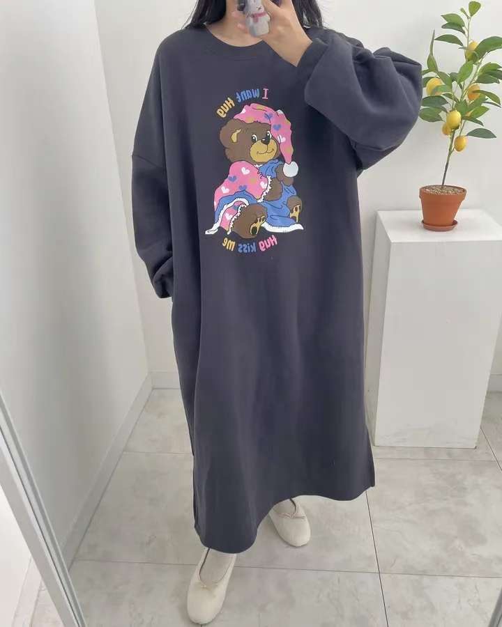 POMNANA東大門㊣實拍女裝新品休閑人氣25秋冬職業熱賣連衣裙POMNANA連衣裙圖色3