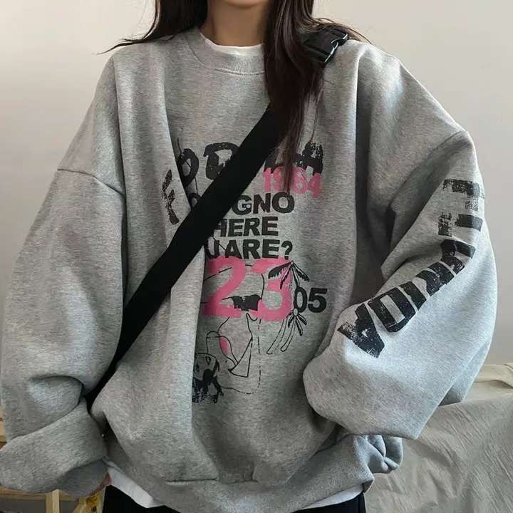 POMNANA東大門㊣代購女裝新品推薦時尚熱賣休閑人氣真品衛衣POMNANA衛衣圖色2