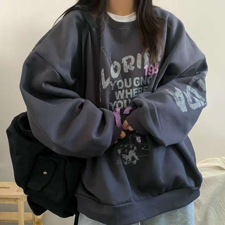 POMNANA東大門㊣代購女裝新品推薦時尚熱賣休閑人氣真品衛衣POMNANA衛衣圖色3