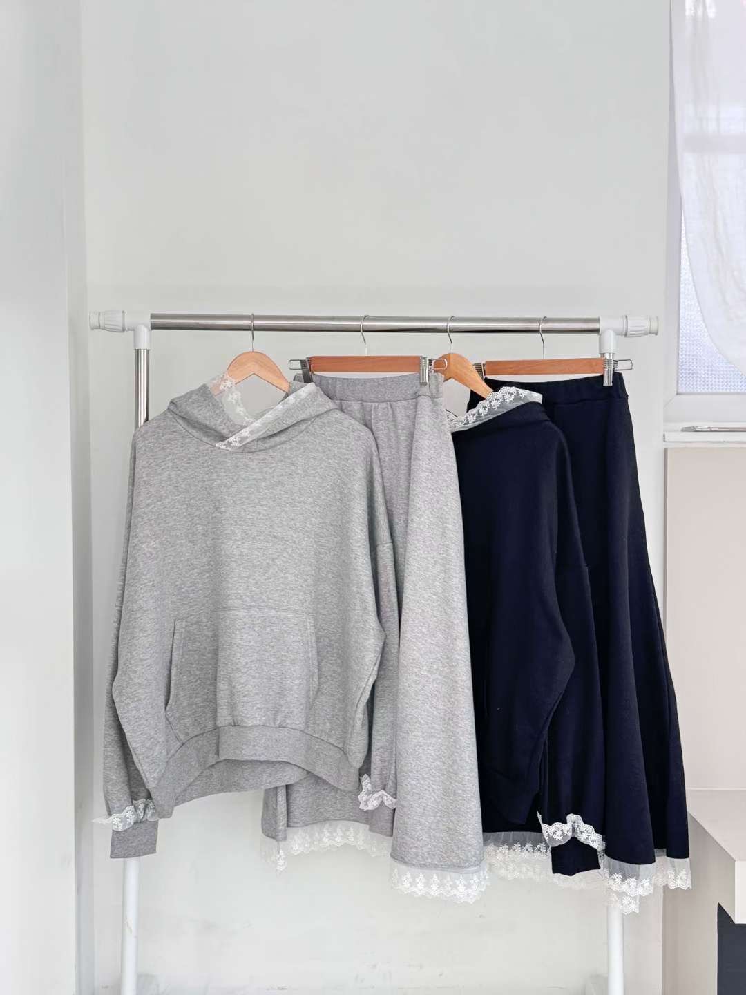 POMNANA韓國直郵㊣女裝新品推薦真品時尚25秋冬人氣休閑套裝POMNANA套裝