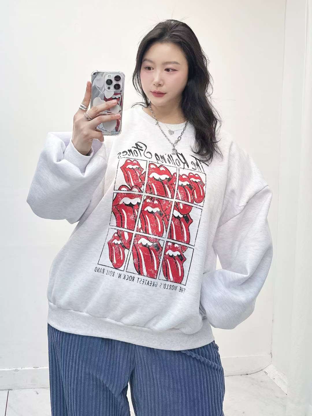 POMNANA韓國代購㊣女裝新品熱賣休閑真品推薦職業25秋冬衛衣POMNANA衛衣圖色1